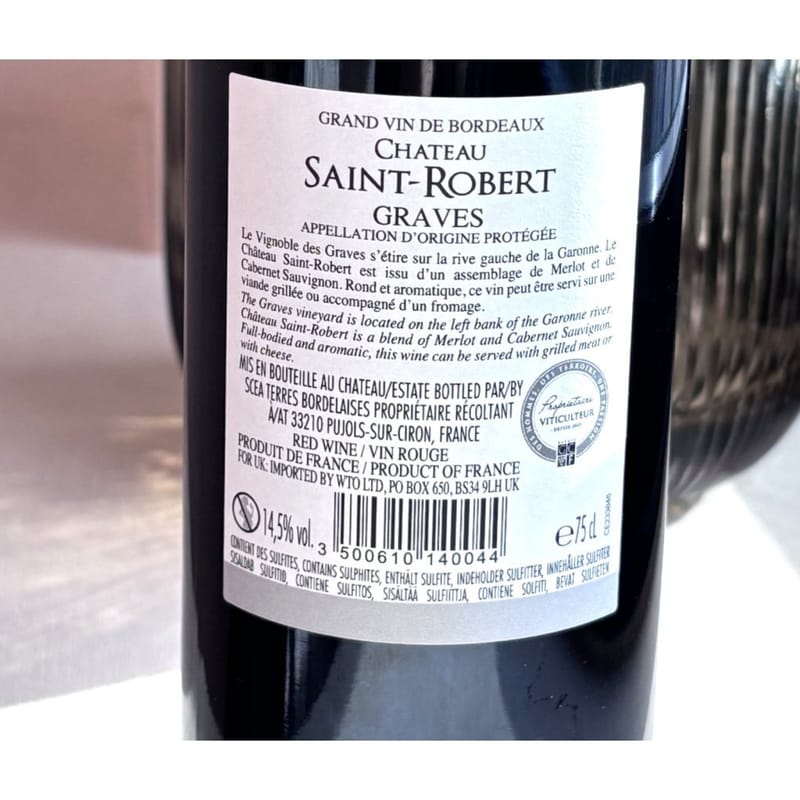 法國 Château Saint Robert Graves Red 750ml-3