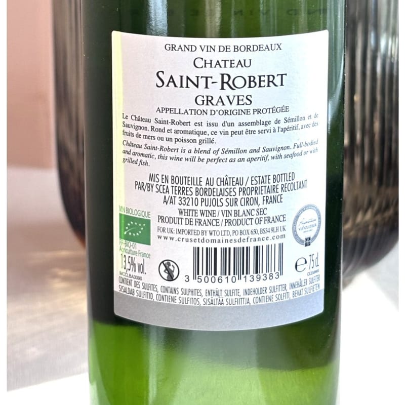 法國 Château Saint Robert Graves White 750ml-3