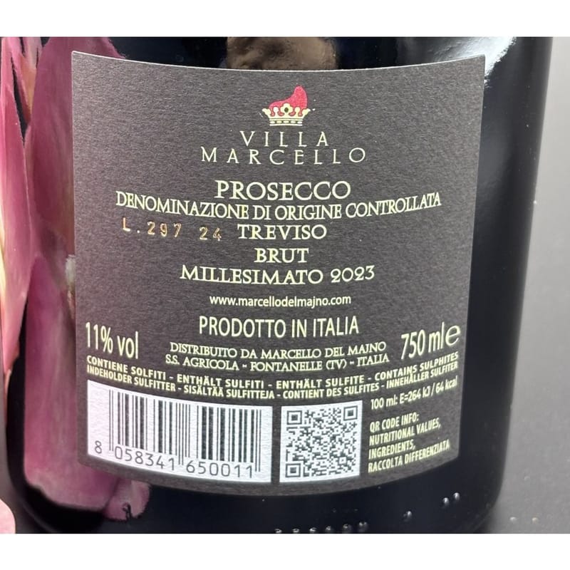 意大利 Villa Marcello Brut Millesimato Brut Treviso Brut (Prosecco) 750 ml-4