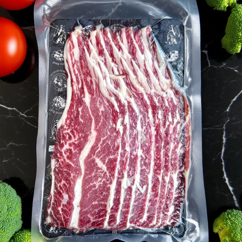 美國 STAR RANCH 黑毛安格斯BLACK ANGUS 肩胛肥牛火鍋片 220g (急凍)-3
