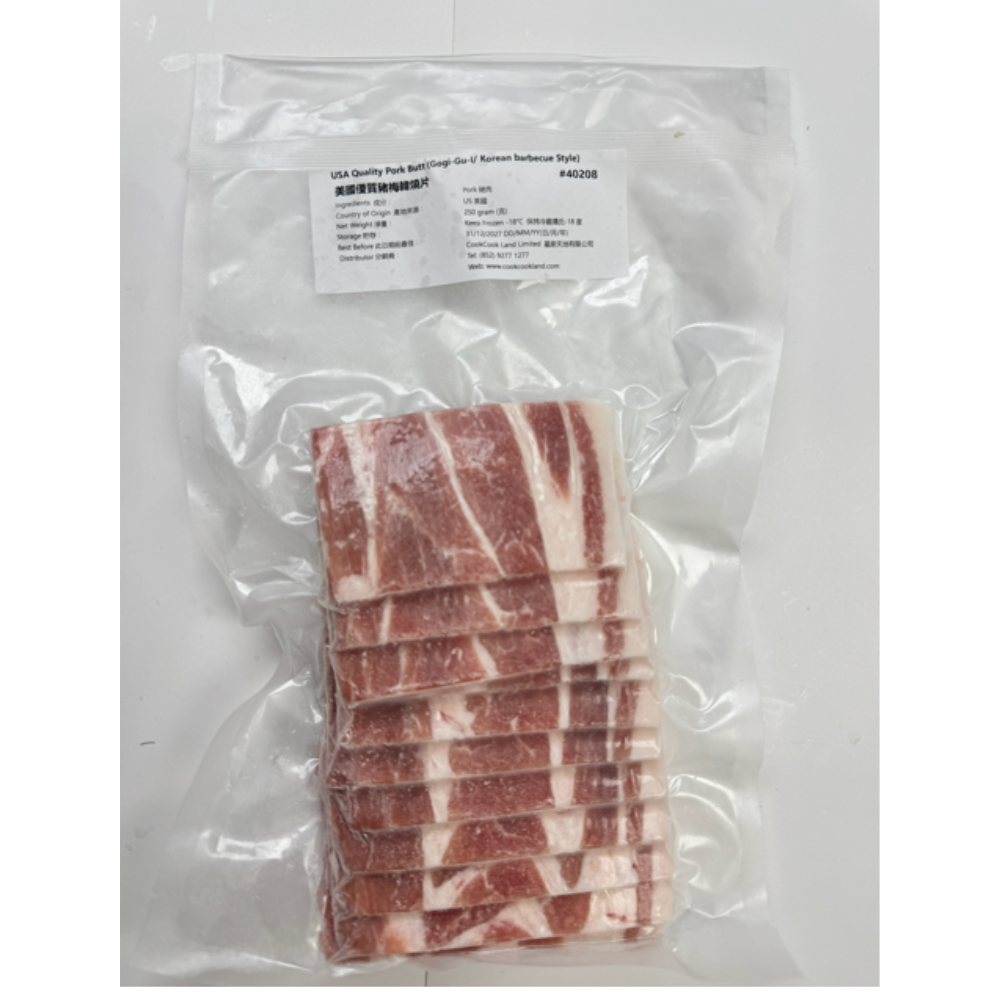 美國優質豬梅韓燒片 250g-2