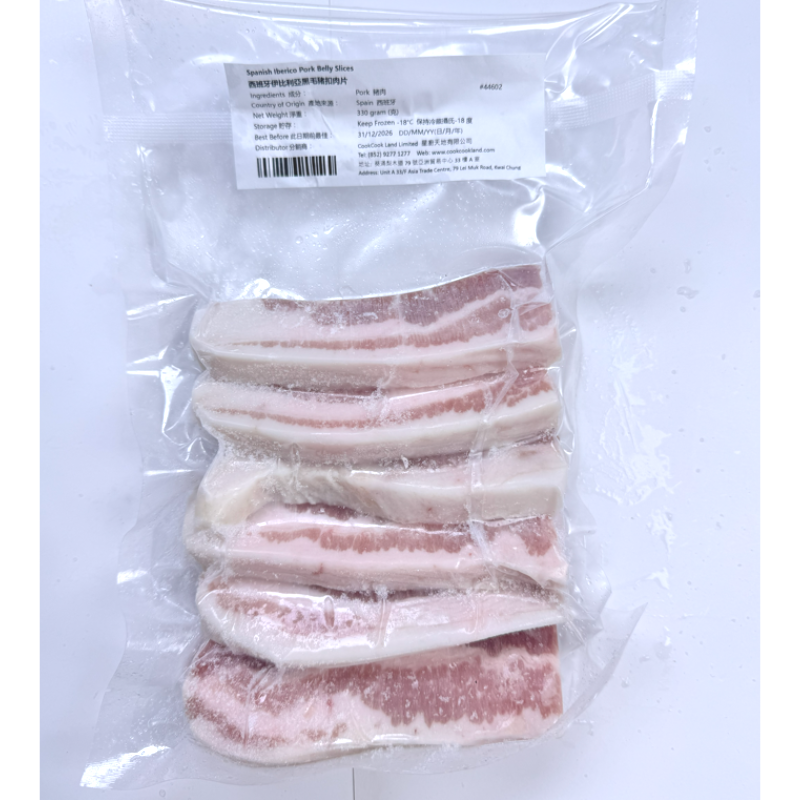 西班牙伊比利亞黑毛豬扣肉片 330g-3