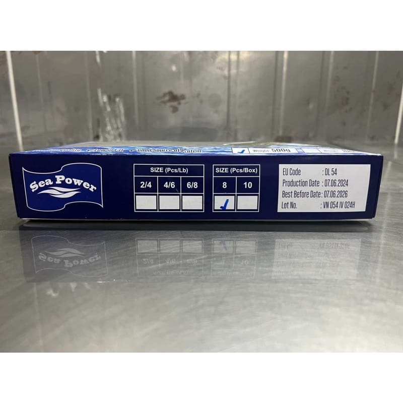 越南SEA POWER原隻一級特大有頭虎蝦（一盒8隻裝）500g-5