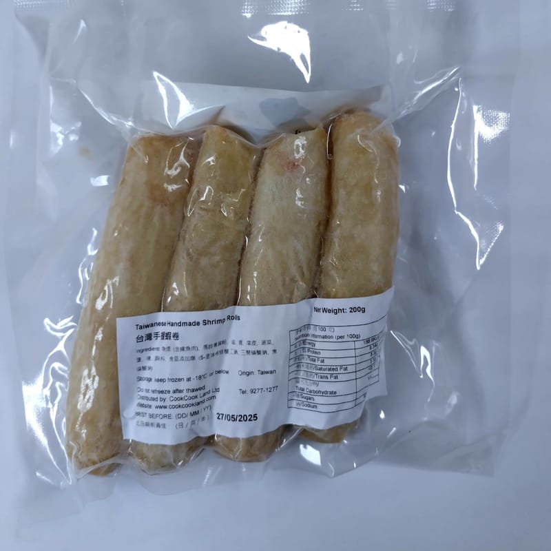 台灣手握蝦卷 (4條) 200g-3