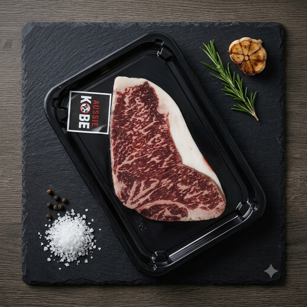 澳洲 AUSSIE KOBE 極致F1 和牛MB 6-7 肉西冷扒 180g (急凍)-1