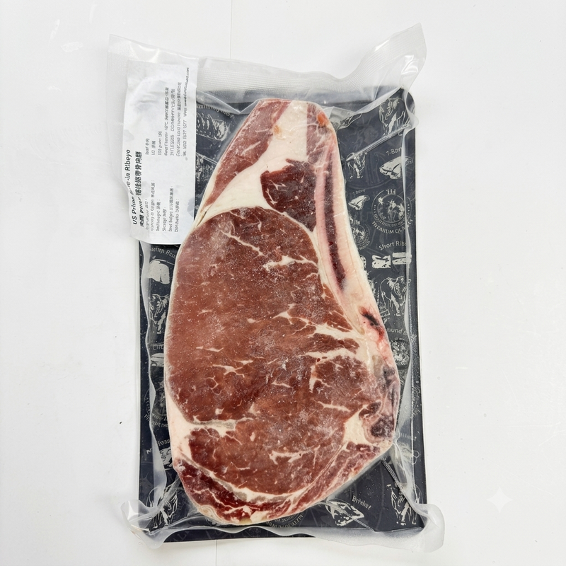 美國Prime極佳級帶骨肉眼 350g-2
