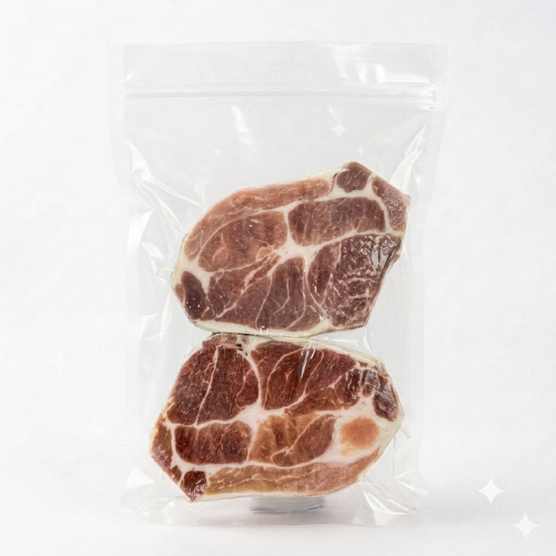 西班牙BEHER橡果100% 純種伊比利亞黑毛豬梅肉扒200g (急凍)-2