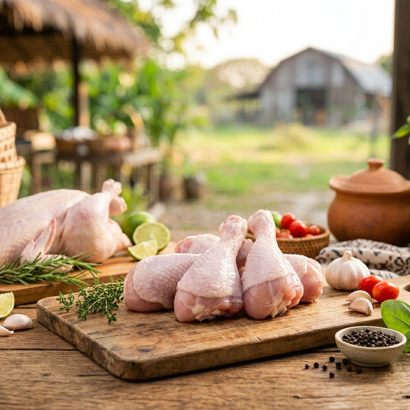 Thai Royal Farm Hormone-Free Chicken Drumsticks 1kg-1
