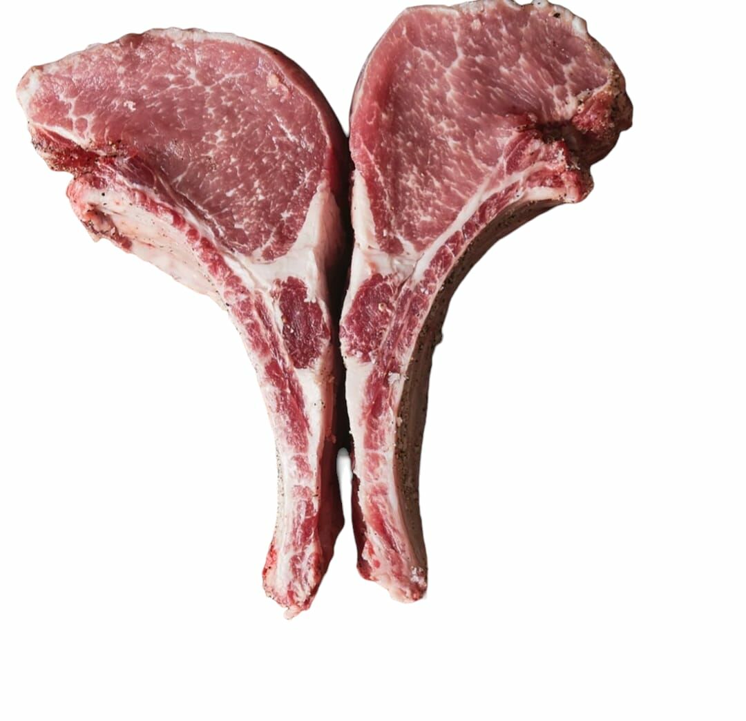 Spanish BEHER Iberico Bellota Grade Bone-in Pork Loin 250g
