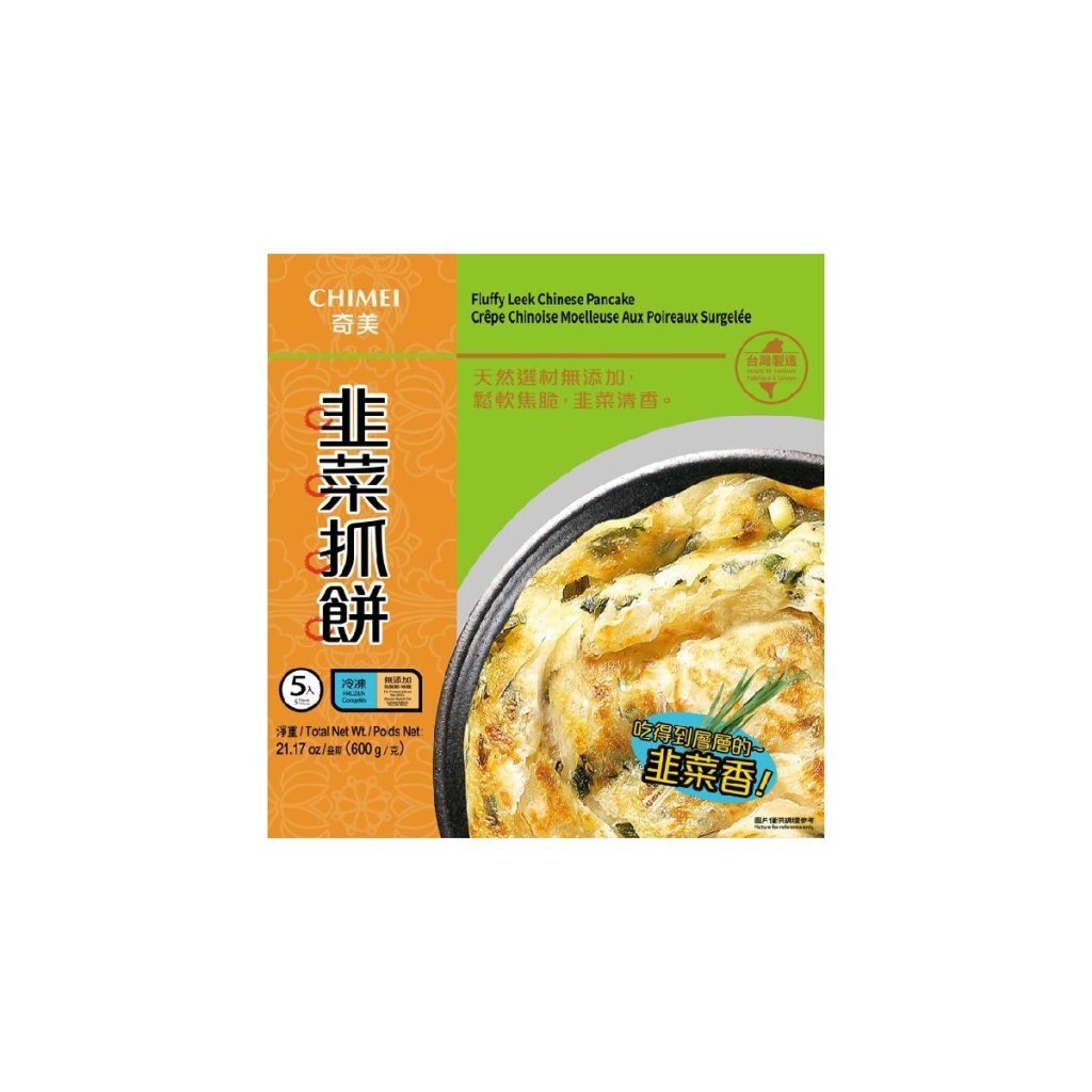 Taiwan ChiMei Garlic Chive Scallion Pancake 600g/pack（5pc）