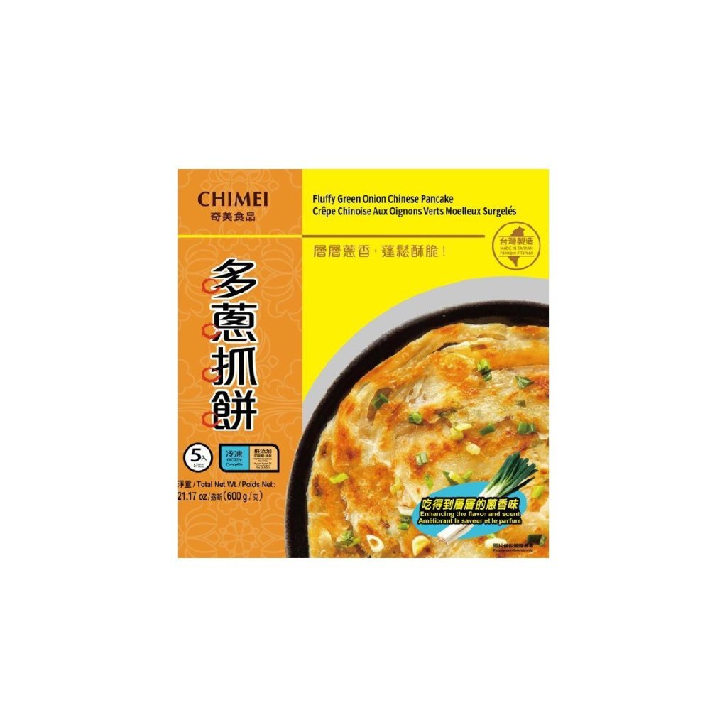 Taiwan ChiMei Flaky Scallion Pancake 600g/pack（5pc）