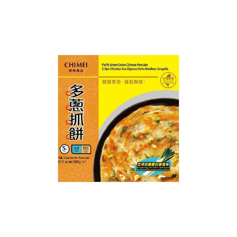Taiwan ChiMei Flaky Scallion Pancake 600g/pack（5pc）