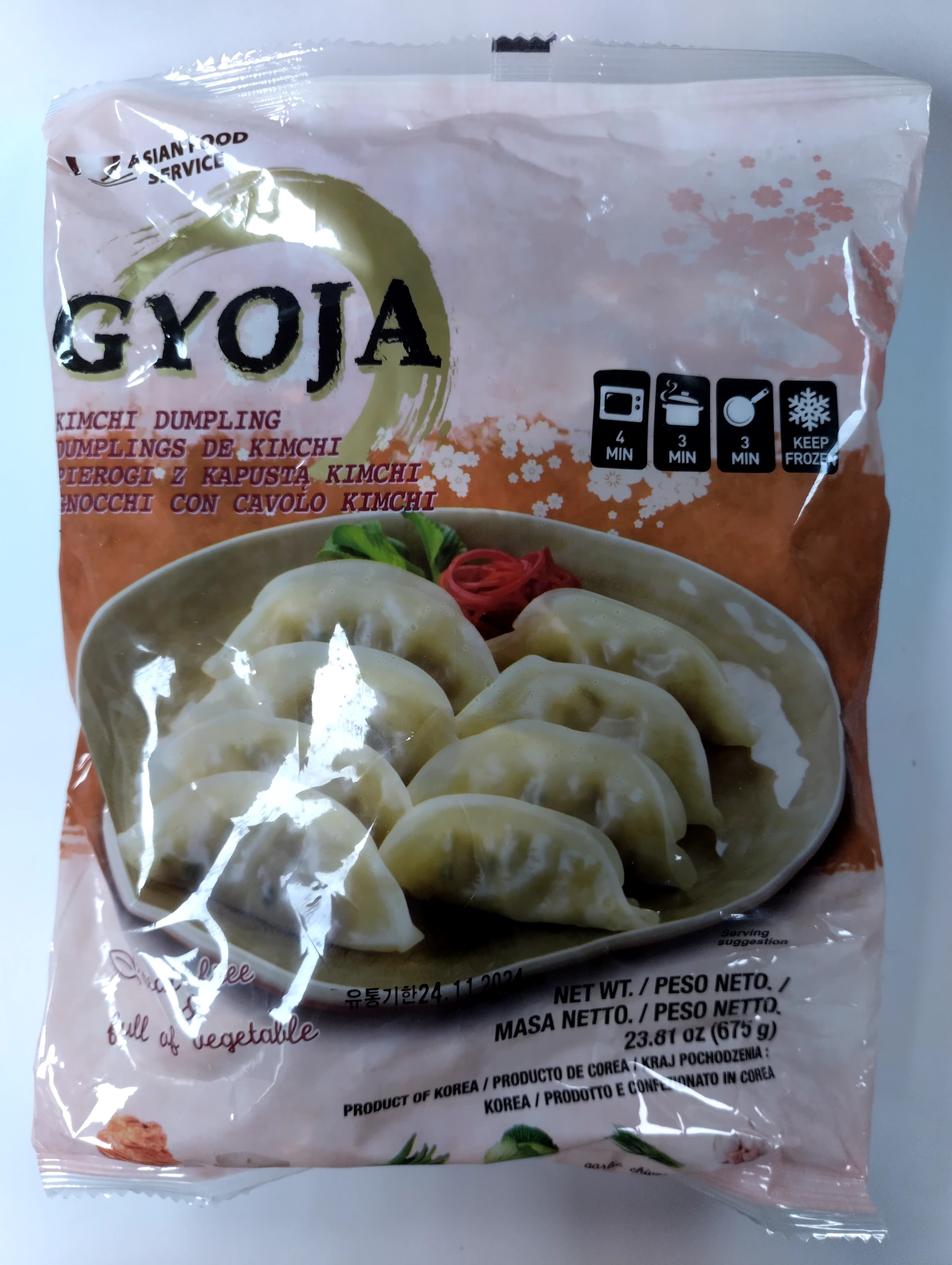 Korean Kimchi Gyoza 675g