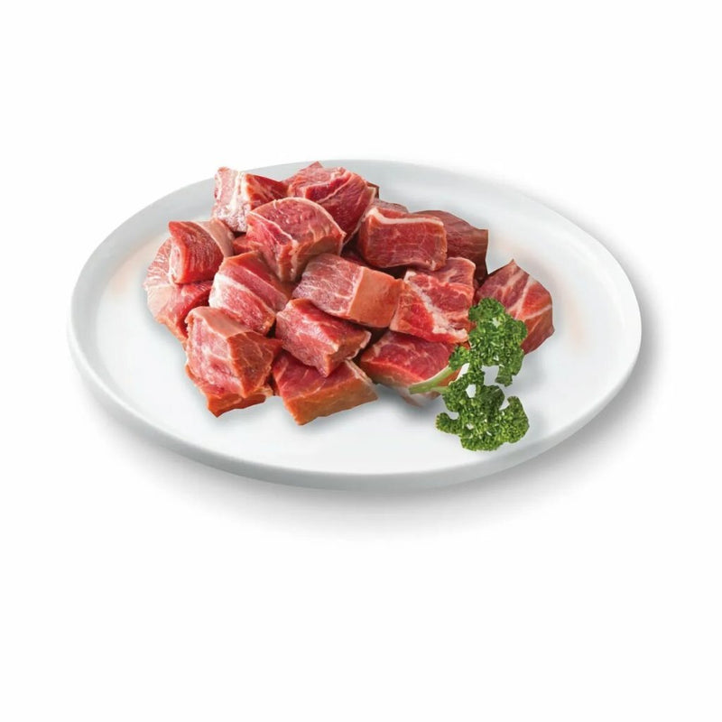 Star Ranch US CAB Black Angus Cubed Beef 227g/pack  (Frozen)
