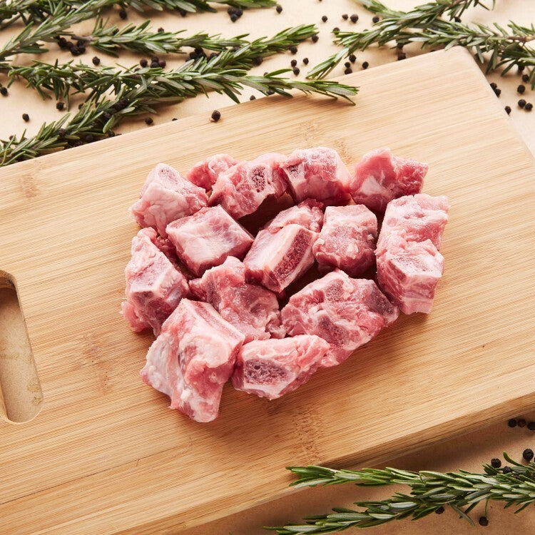 U.S. Natural Non-Antibiotics Pork Rib Cubes 500g