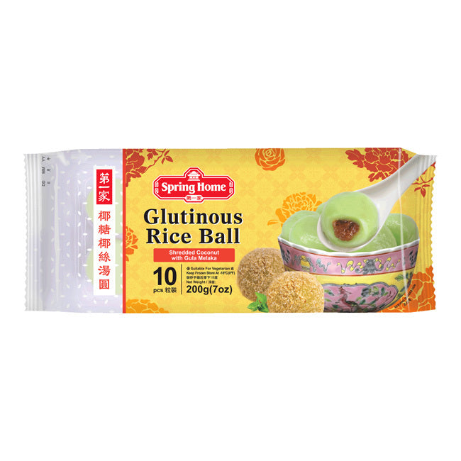 Singapore Spring Home Glutinous Rice Ball (Shredded Coconut with Gula Melaka Flavor) (10 pcs) 200g