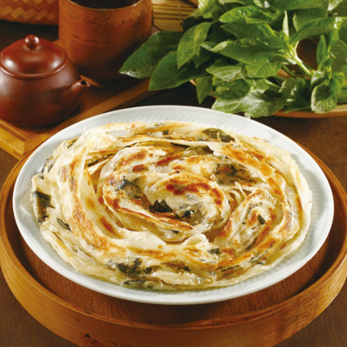 Taiwanese Basil Flaky Pancake (5 pcs) 600g