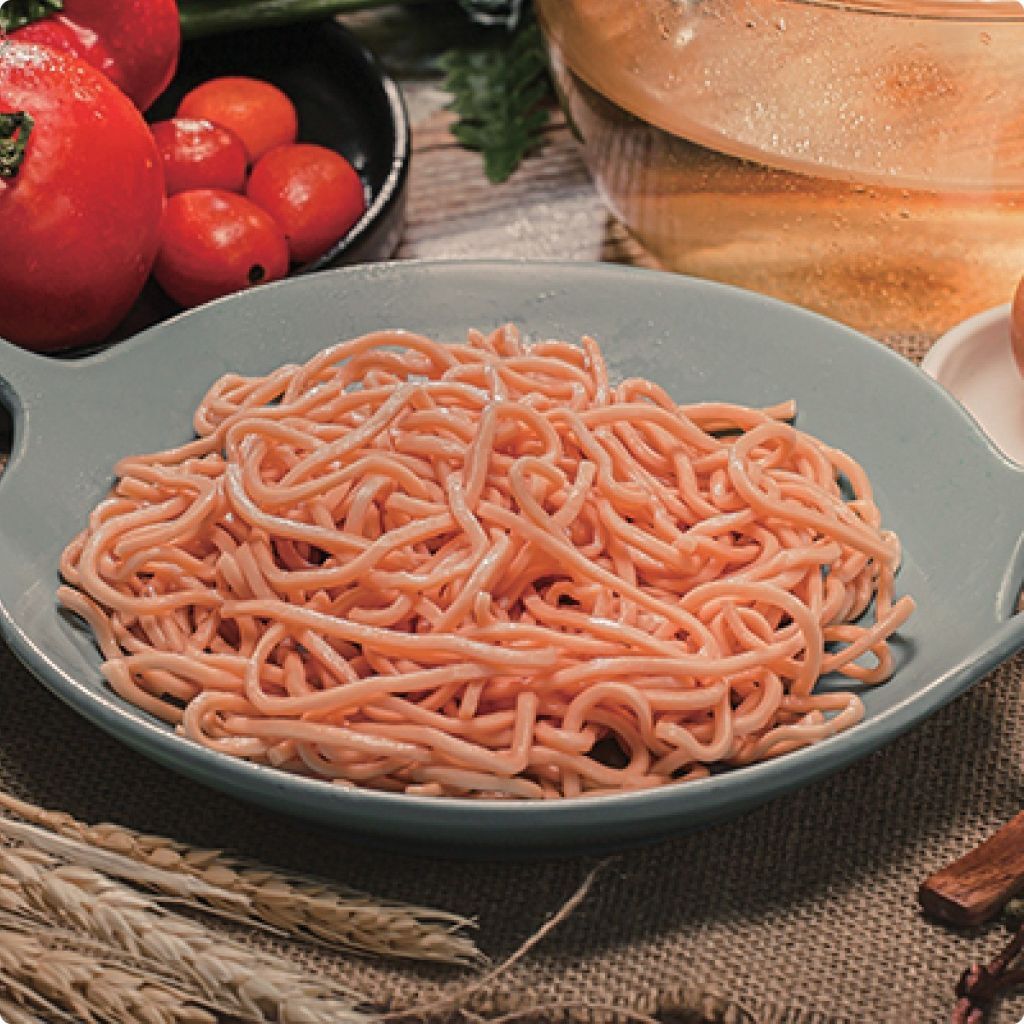Taiwan Quick-Frozen Colored Fresh Noodles (Tomato) 150g/pack