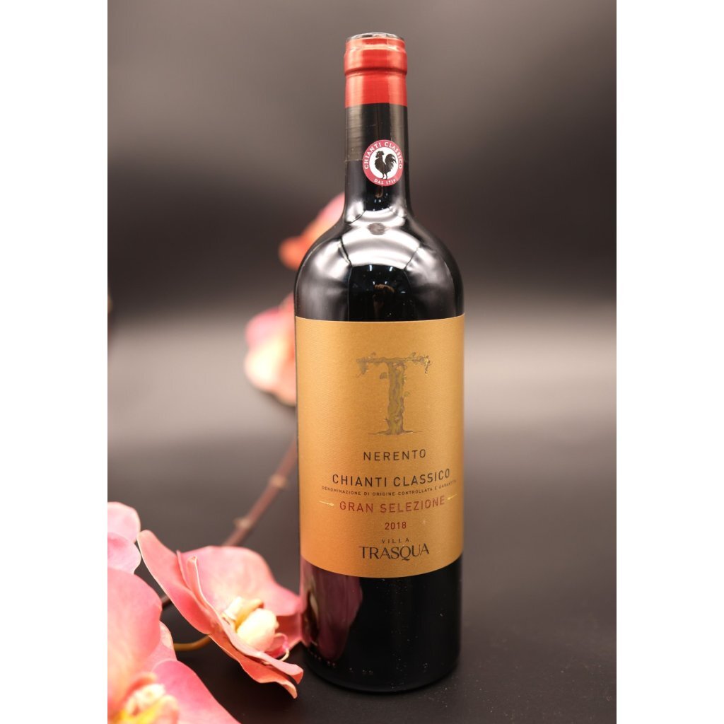 Italy Villa Trasqua Chianti Classico DOCG Gran Selezione Nerento BIO 2018  Red Wine 750ml