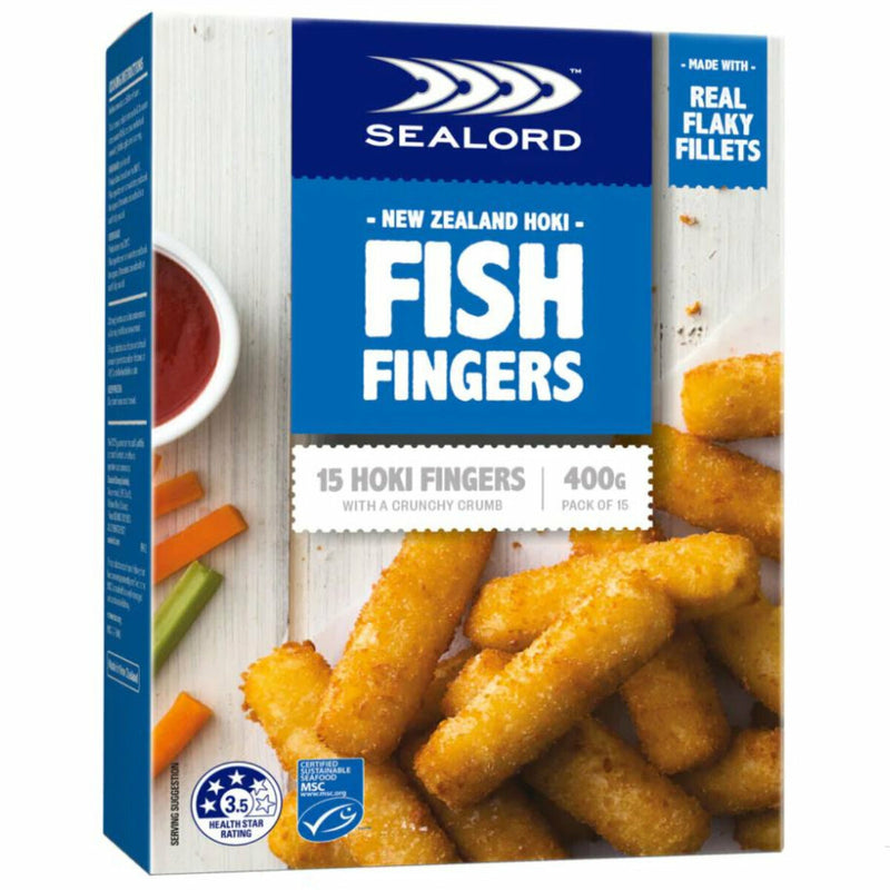 New Zealand Sealord Hoki Fish Fingers (15 pcs) 400g