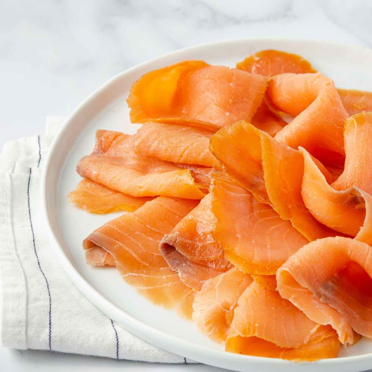 Norwegian Smoked Salmon Slices 500g