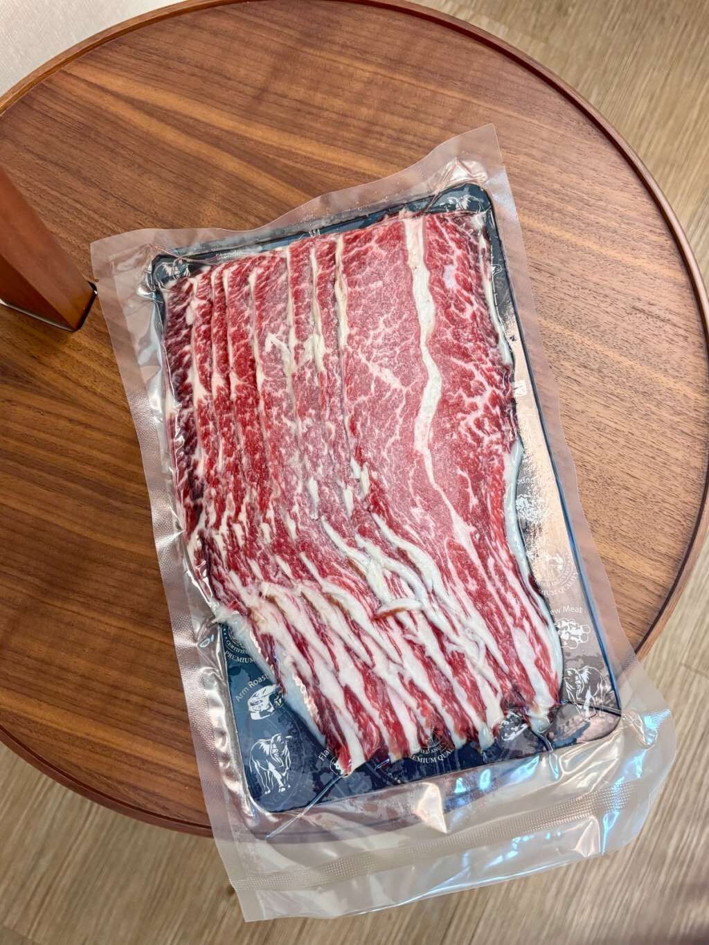 STAR RANCH USA Purebred Black Angus Boneless Chuck Marbled Beef Hot Pot Slices 220g (Frozen)