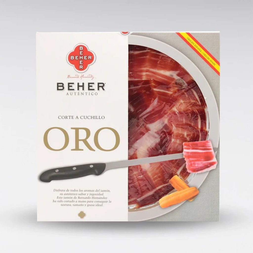 BEHER Spain Bellota 100% Iberico Hand-cut Ham Slices 90g